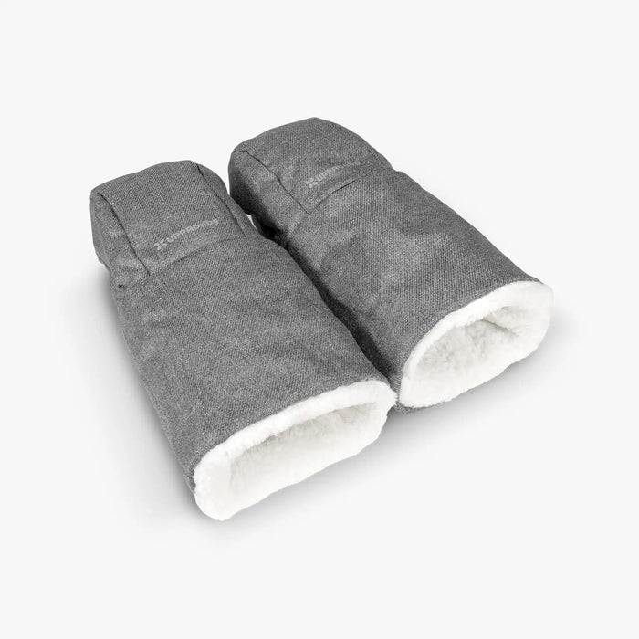 caption-Greyson (Charcoal Melange) - CozyHandmuff Stroller Mittens