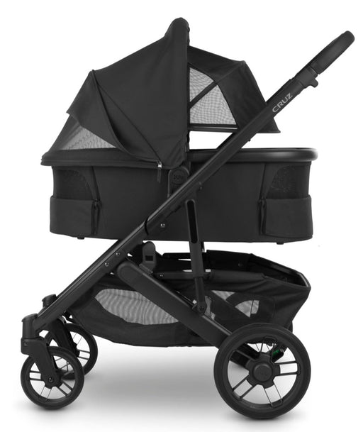 caption-UPPAbaby Bassinet V3 on Cruz Stroller