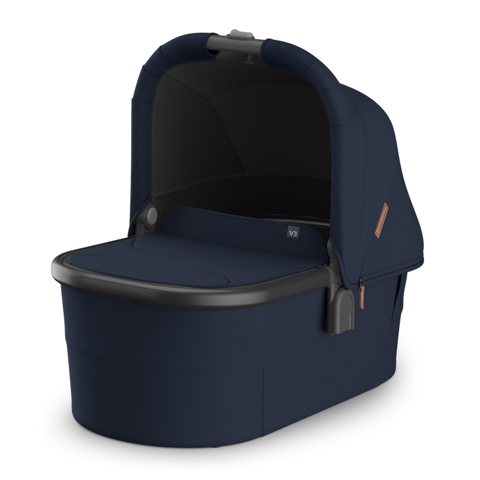 caption-UPPAbaby v3 bassinet in Noa (navy)