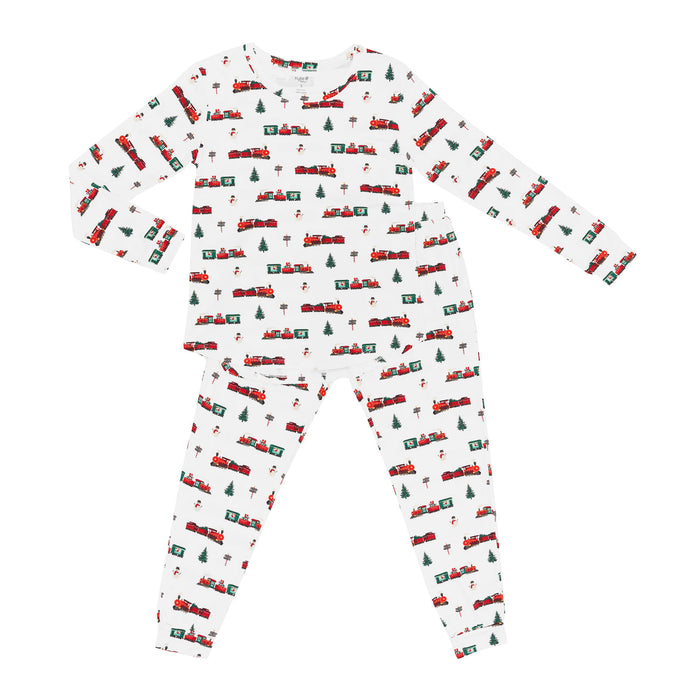 Kyte Baby Holiday Train Christmas - Adult Jogger Set