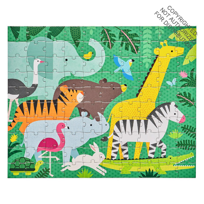 caption-Two-Sided Animal Puzzle