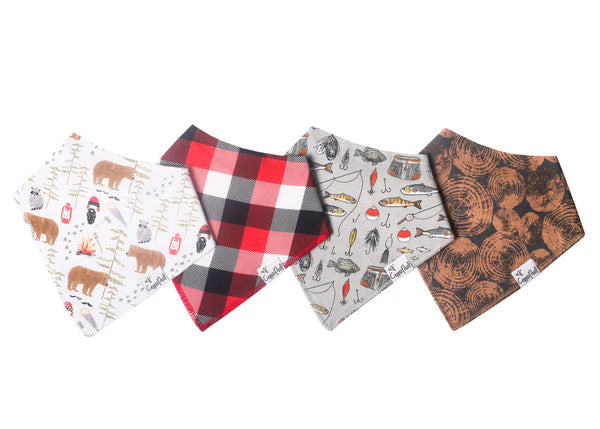 Copper Pearl Bandana Bibs (4-pack)