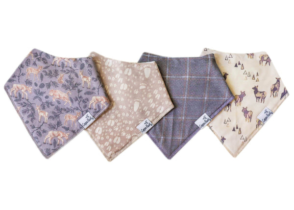 Copper Pearl Bandana Bibs (4-pack)