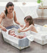 caption-Stokke Flexi Bath Bundle with Heat Sensor Plug in Sandy Beige - Regular and XL baths - nurtured.ca