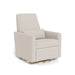 Monte Design Recliner in Greige on a Gold Swivel