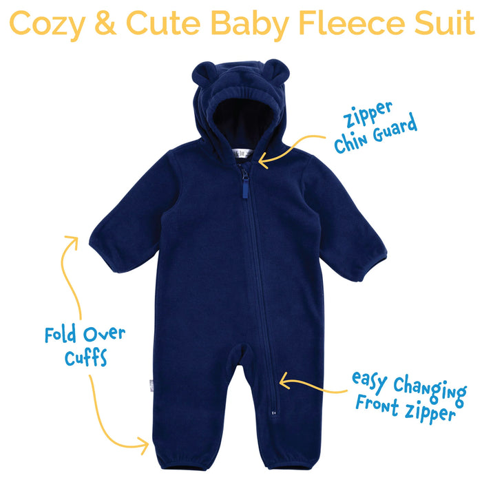 Baby Fleece Bunting Suit by Jan & Jul