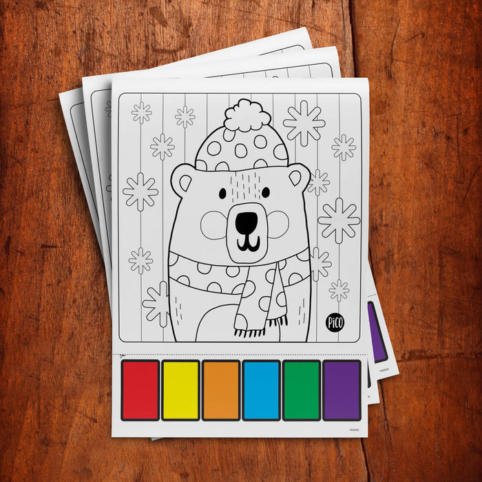 Magic Colouring & Painting Booklet - Christmas