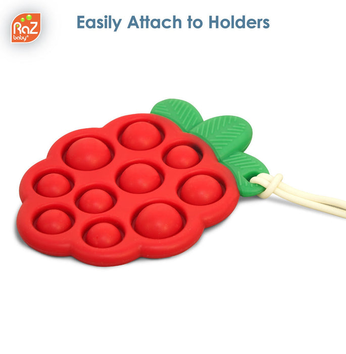 RaZberry Pop Silicone Teething Toy - Nurtured