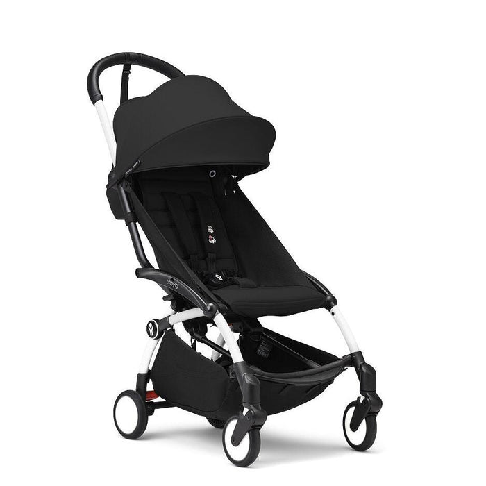 caption-Stokke YOYO3 in Black on White Frame