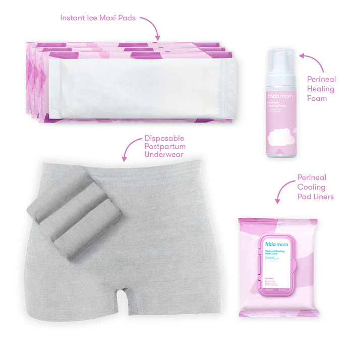 caption-FridaMom Postpartum Recovery Set