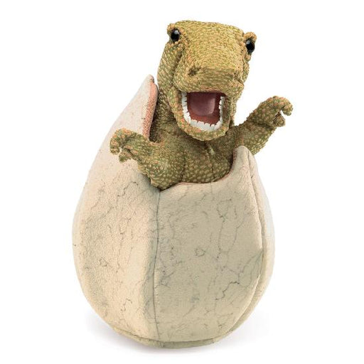 caption-Dinosaur in Egg Puppet