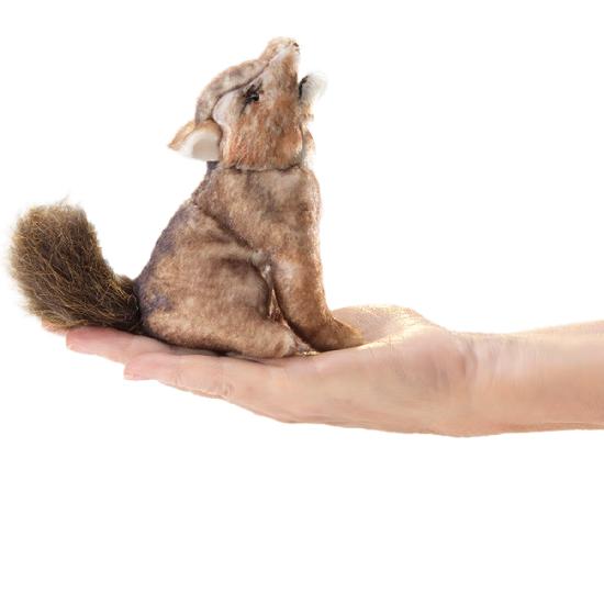 caption-Folkmanis Coyote Finger Puppet