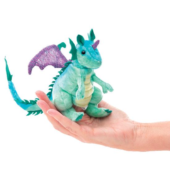 Folkmanis Mini Dragon Finger Puppet - Nurtured