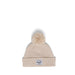 caption-Baby Beanie Hat with Pom in Moonbeam