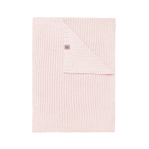 caption-Kyte Baby Chunky Knit Toddler 
blanket in blush