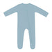 caption-Dusty Blue Zippered Footie