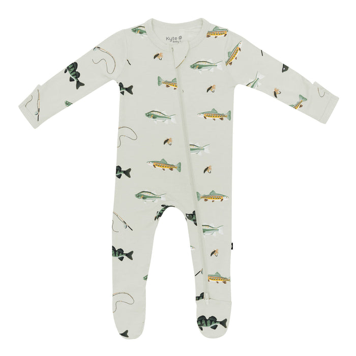 caption-Fishing Kyte Baby Zippered Footie