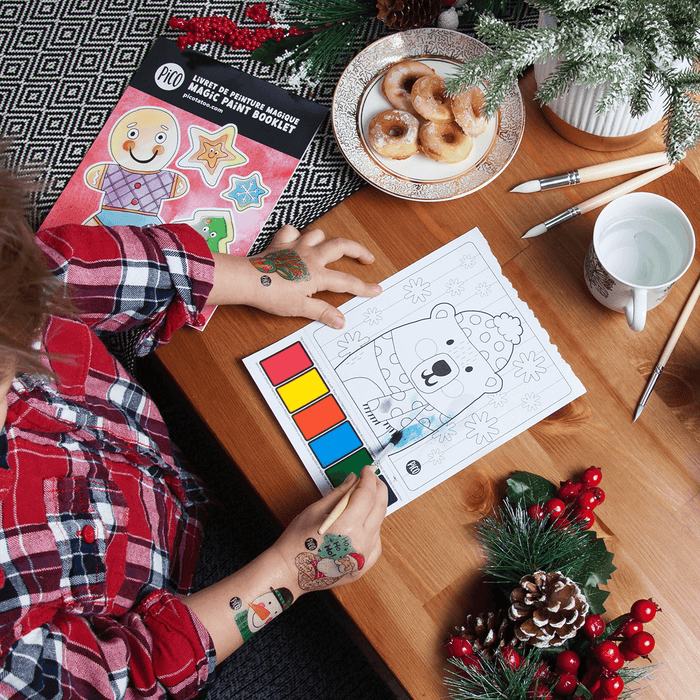 Magic Colouring & Painting Booklet - Christmas