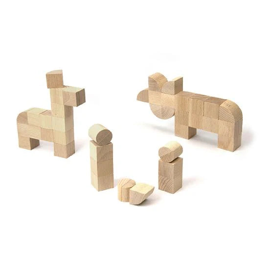 Milaniwood Animal Factory Wooden Block Activity