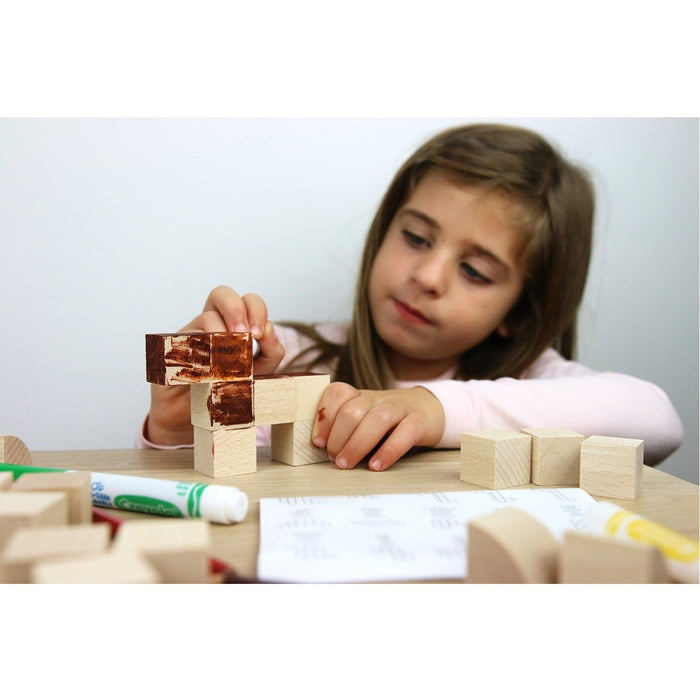 Milaniwood Animal Factory Wooden Block Activity