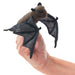 caption-Folkmanis Mini Bat FInger Puppet