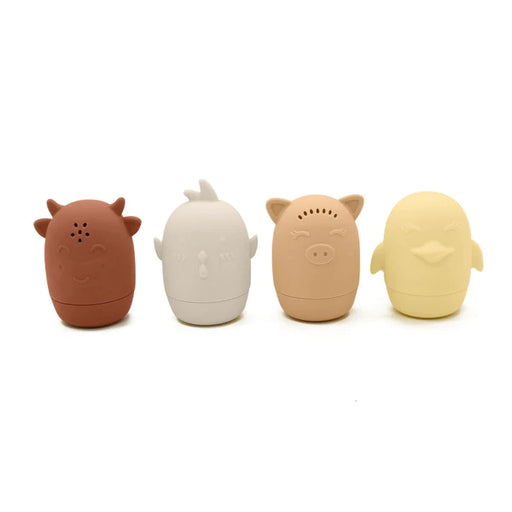 Noüka Silicone Farm Bath Toys - Set of 4 - Nurtured