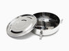 Round Stainless Steel Airtight Food Storage Container with Dividers - Nurtured