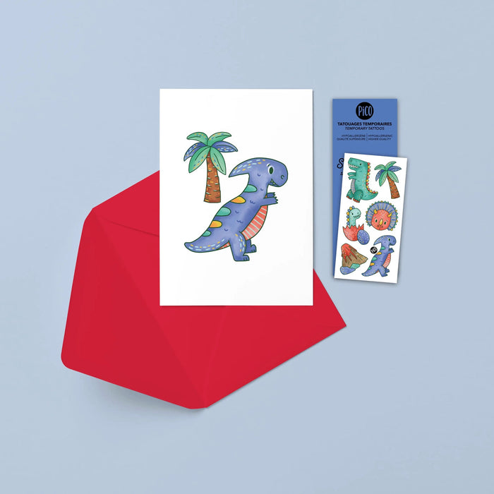 Greeting Card with Children's Tattoo - Nurtured