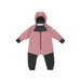 caption-Stonz Rainsuit for toddlers and children in Haze Pink