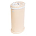 caption-Ubbi diaper pail accommodates cloth or disposable diapers (Oat Milk colourway)