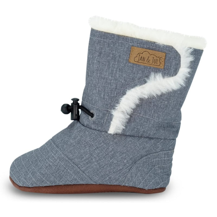 Stay Put Winter Booties with Soft Sole by Jan & Jul