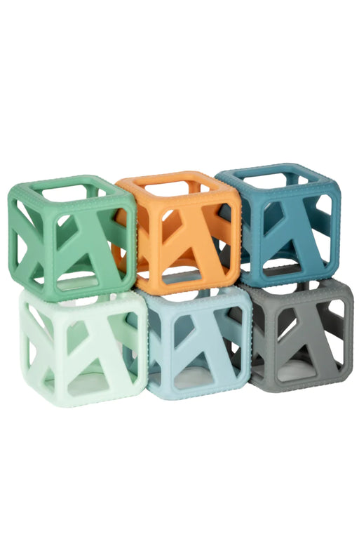 Stack N Chew Teething Cubes - Set of 6 - nurtured.ca