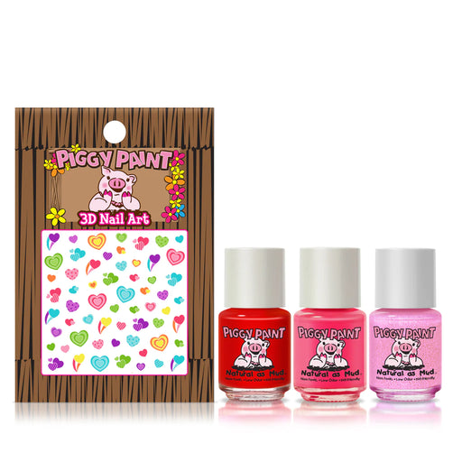 Piggy Paint Set - All the Heart Eyes + Nail Set - Nurtured