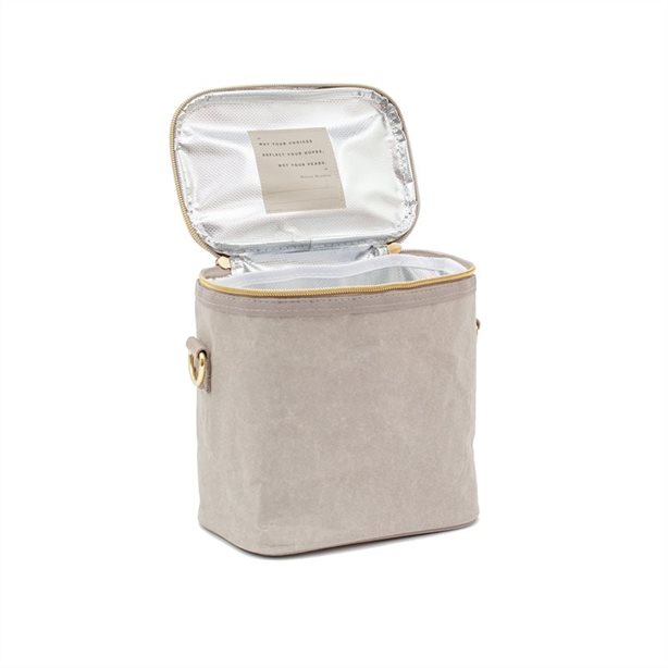 SoYoung Stone Grey Paper Lunch Poche - Each